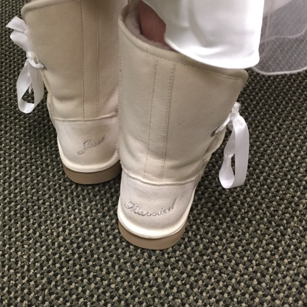Love From Australia boots “Just Married”